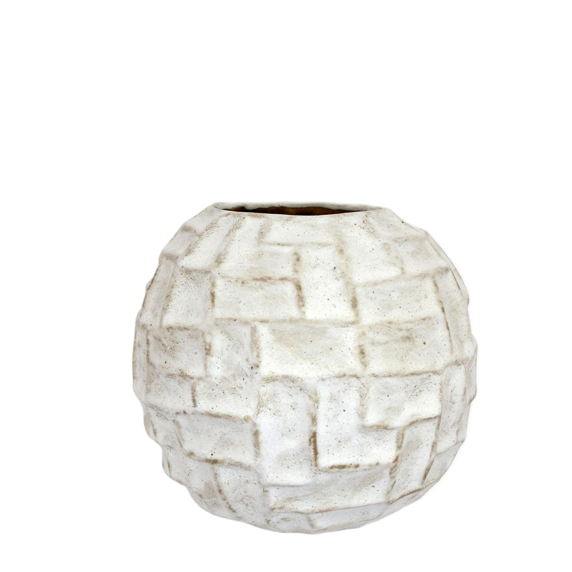 CM108 Ceramic Vase 8.25" x 8.25" x 7.25"