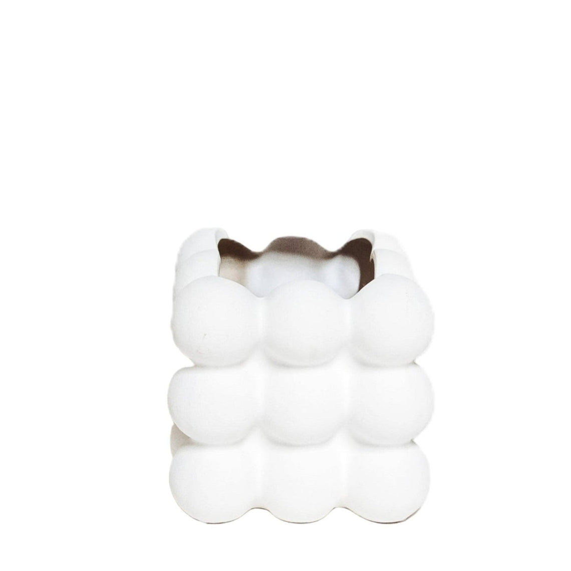 CM116 Ceramic Bubble Container - White 23" x 17" x 11.25"