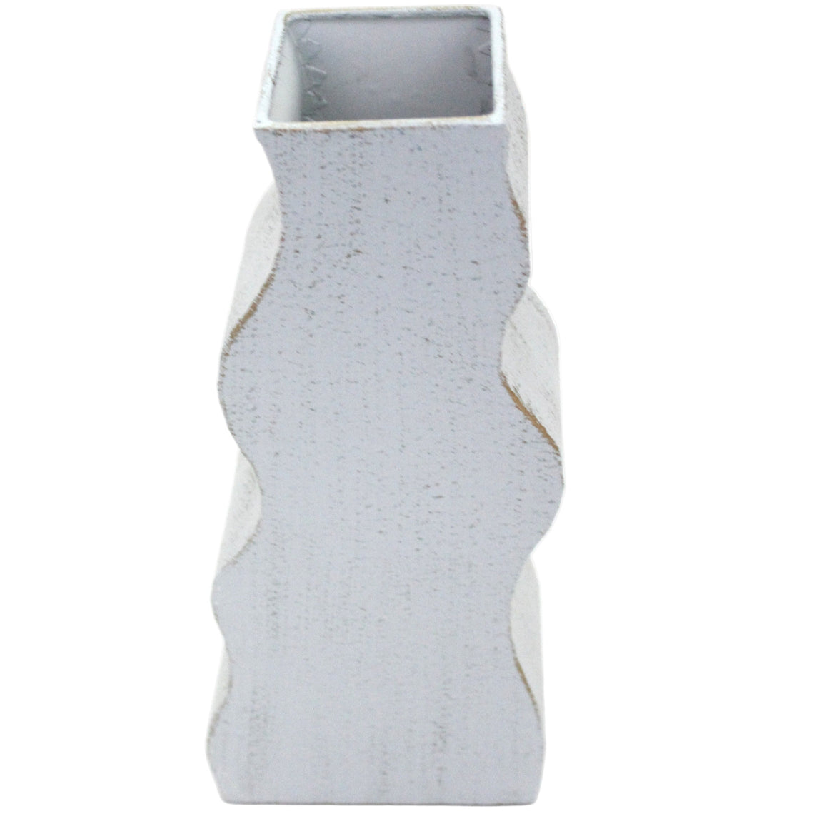 Meduim Wavy Metal Vase