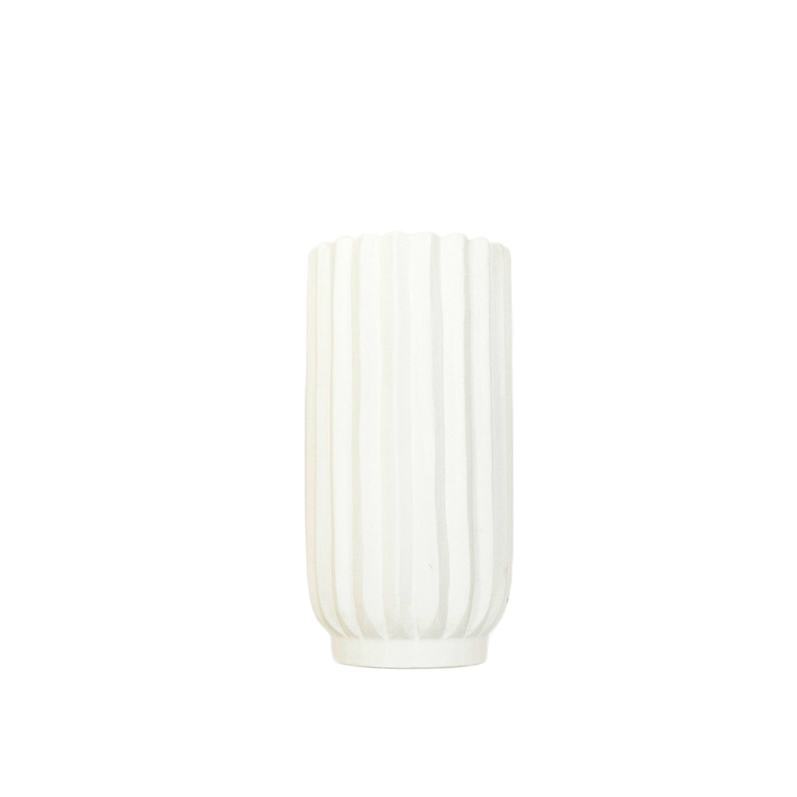 CM152 Polyresin Vase 5.5" x 5.5" x 11.25"