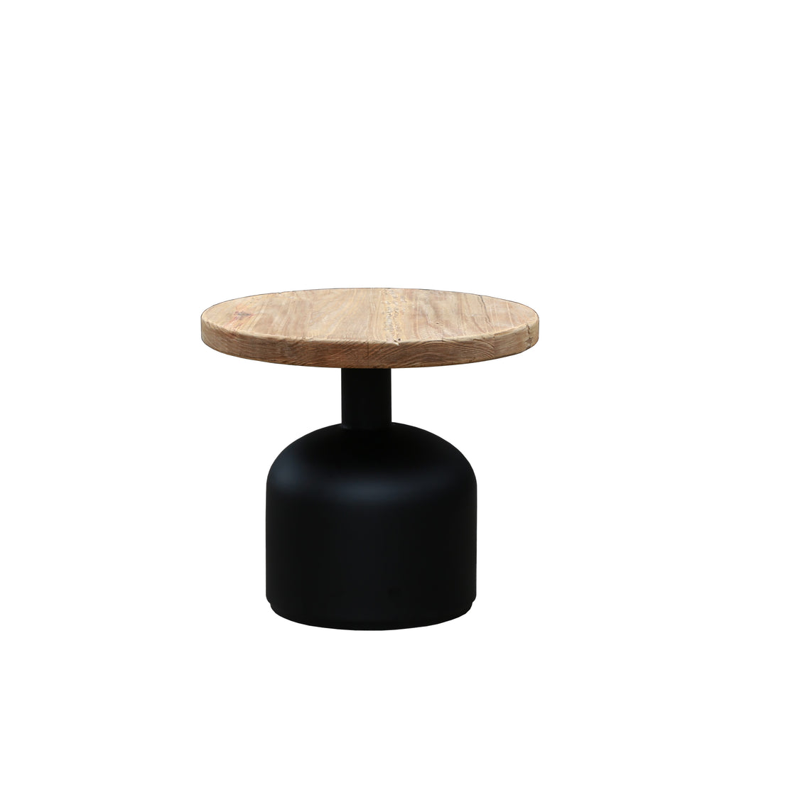 Recycled Pine/Iron Mini Coffee Table 19.5" x 17.75"