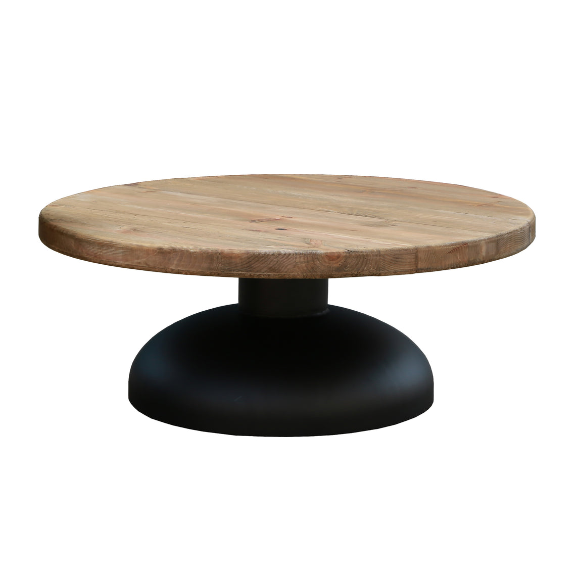 Recycled Pine/Iron Coffee Table 35.5" x 13.75"