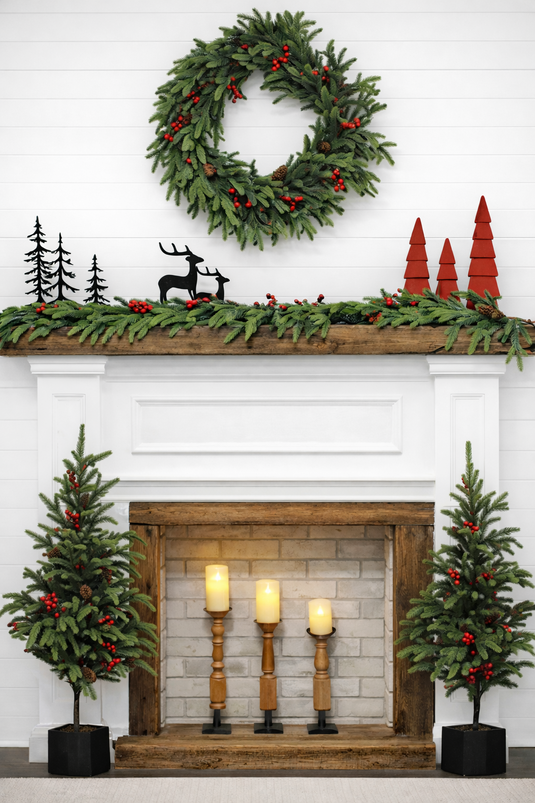 Add natural fullness with pine