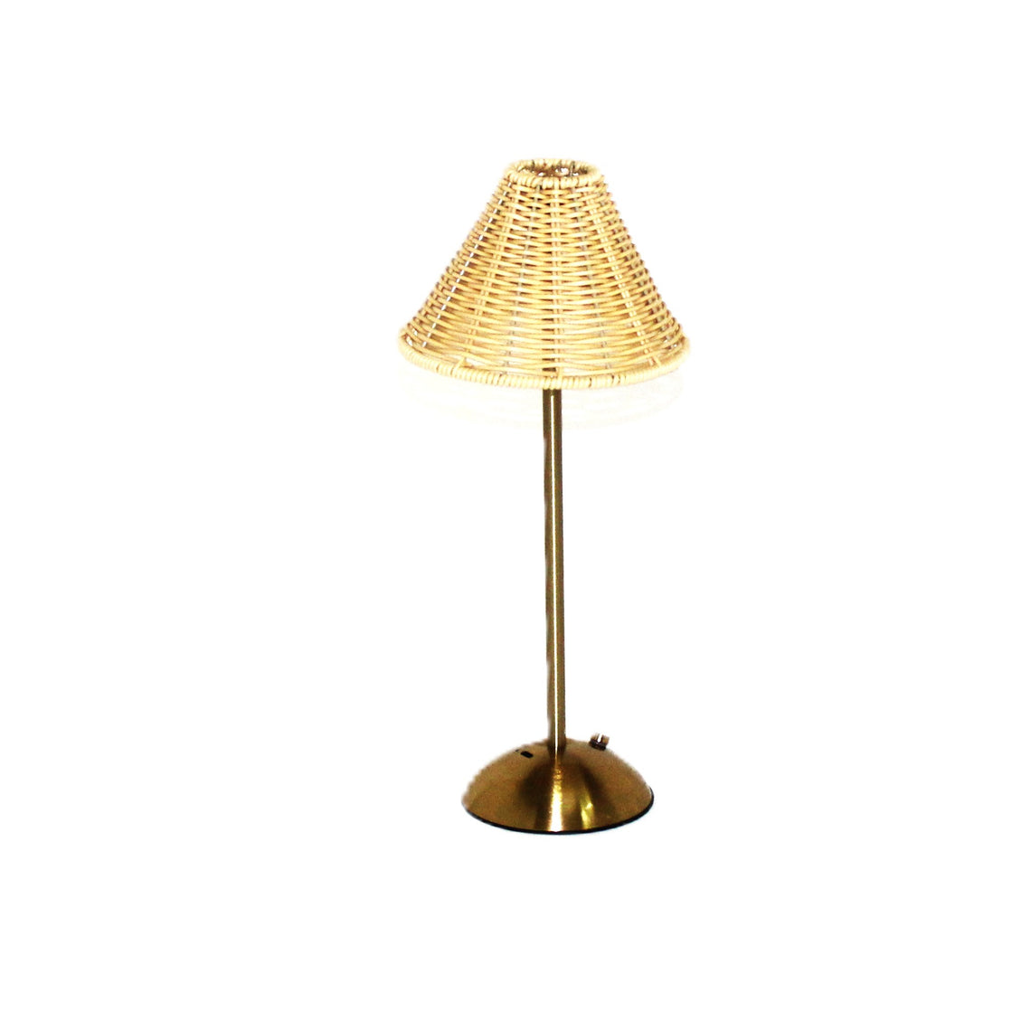 LED USB Lamp - Golden Rattan