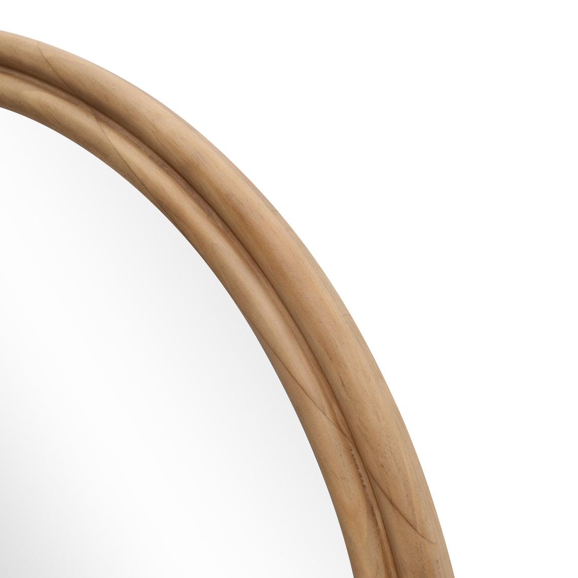 Round Mirror Natural