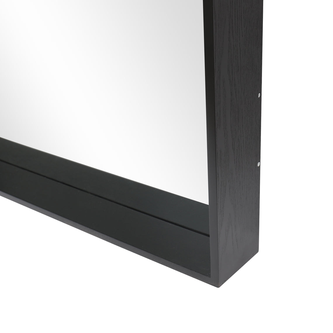 Arched Floor Mirror Black