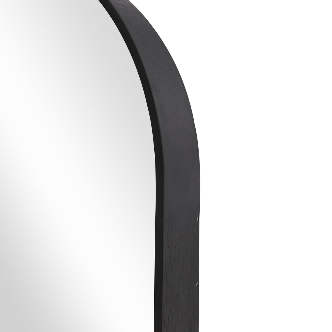 Arched Floor Mirror Black