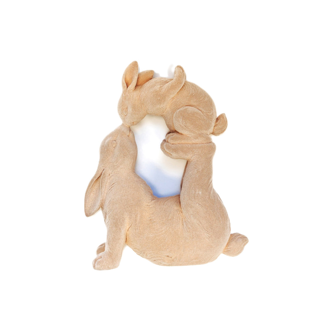 Ceramic Flocked Rabbit/Bunny