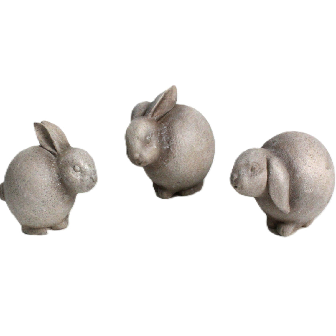 Poly Resin - Rabbits Set of 3