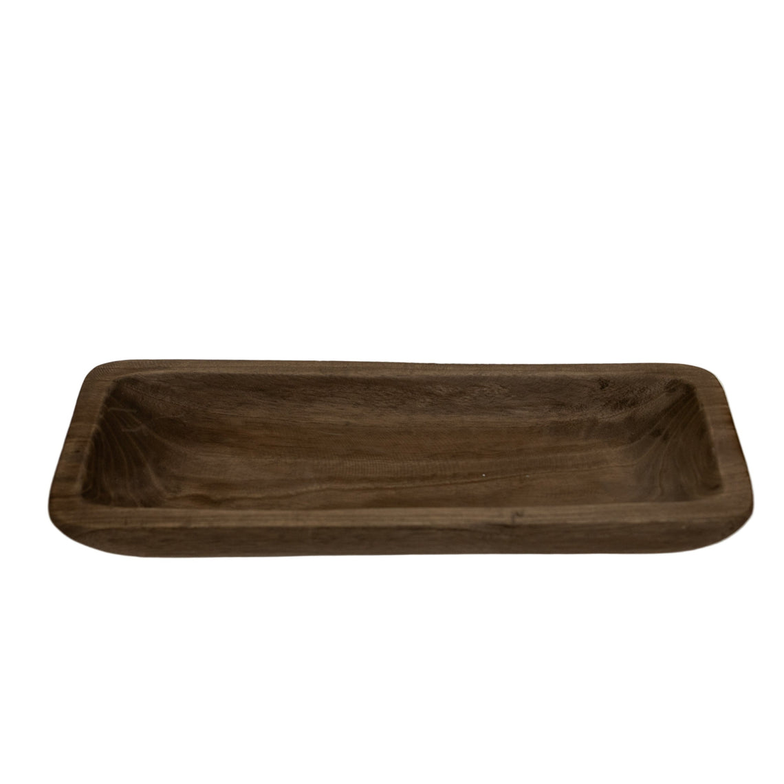 N136 Rustic Wood Dough Bowl 16.5"x 5.75" x 2"