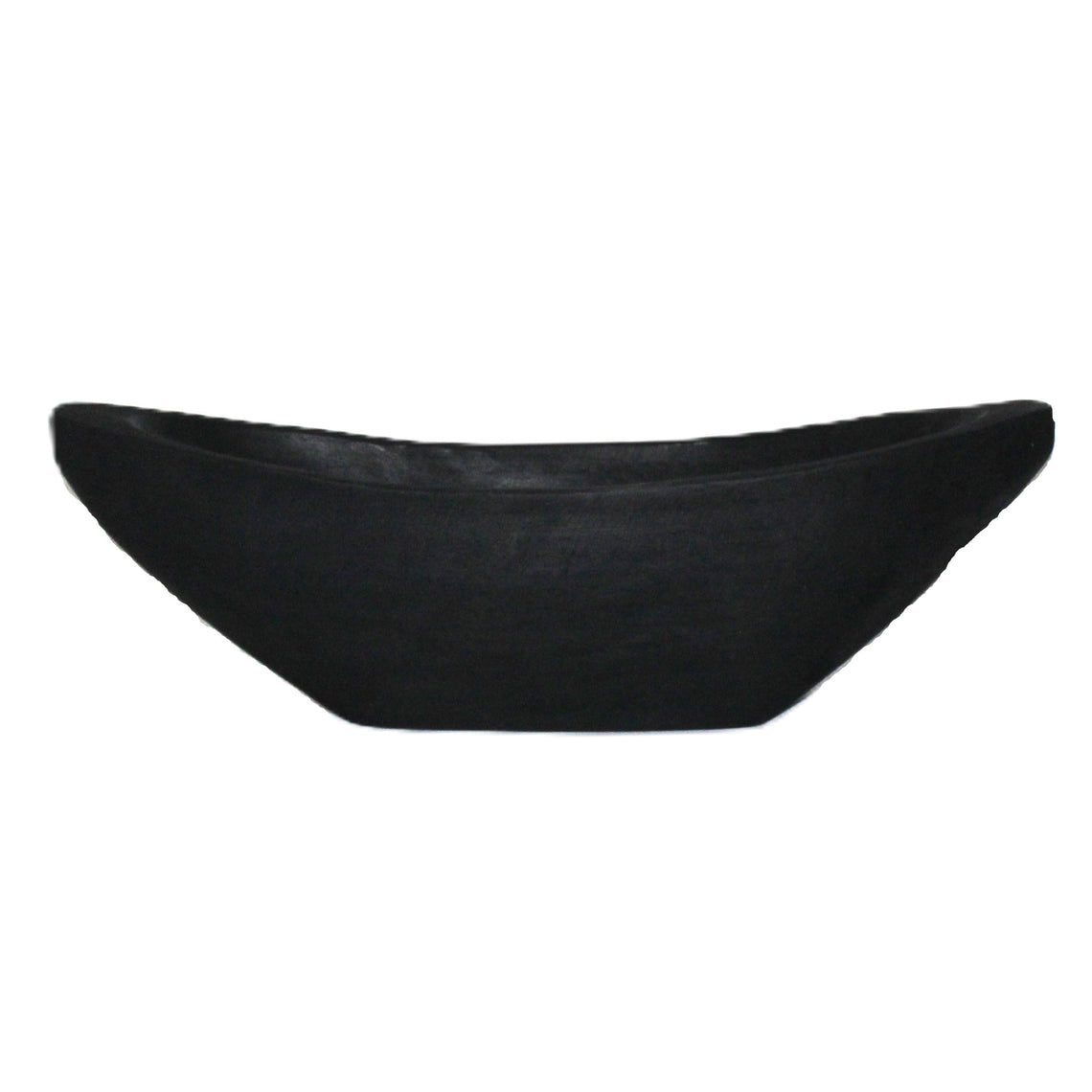 N168 Wood Dough Bowl - Black 19.25" x 18.75" x 11.75"