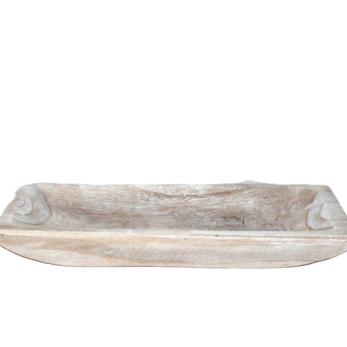 N174 Wood Dough Bowl 15.75" x 11.75" x 14.5"