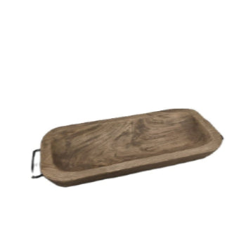 Dough Bowl w/Handles, Brown