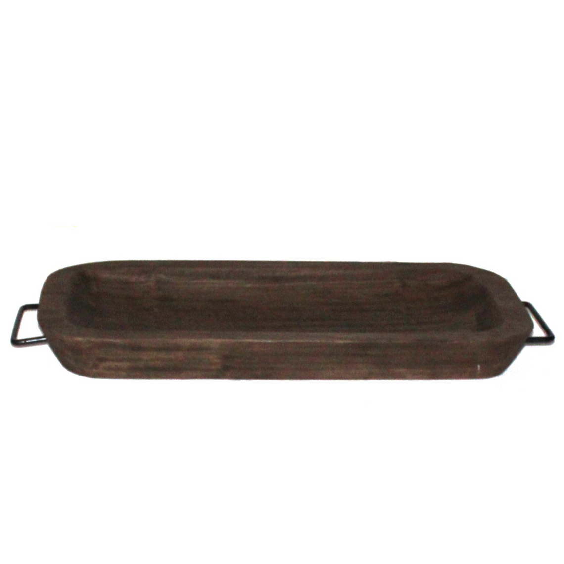 N178 Dough Bowl w/Handles, Brown 28" x 12" x 11.75"