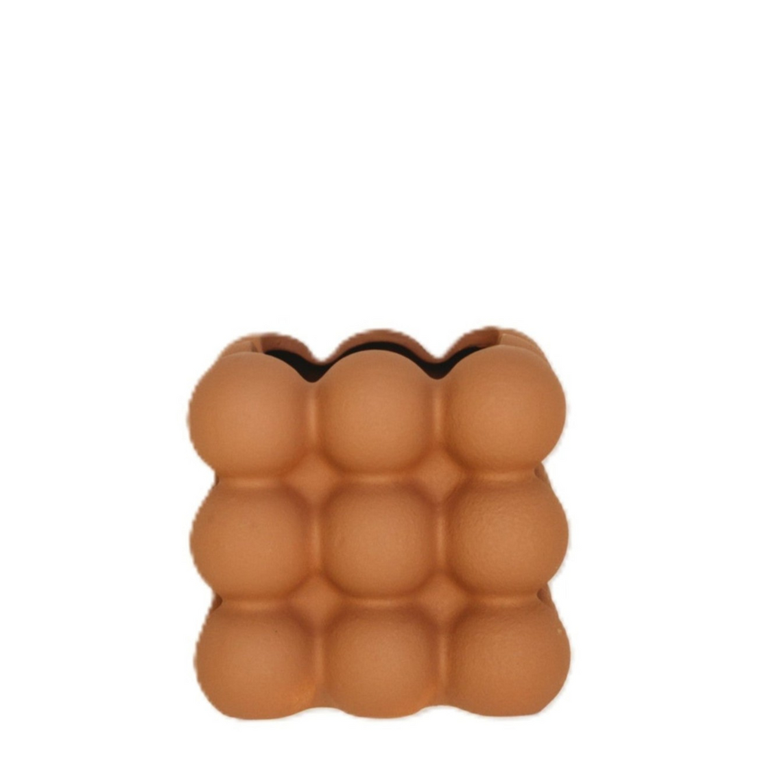 CM117 Ceramic Bubble Container - Rust 23" x 17 x 11.25"