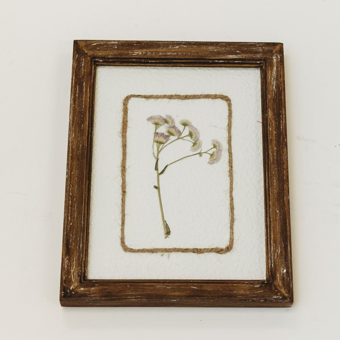 Botanical Flower Wall Art - Pressed Flower Stem