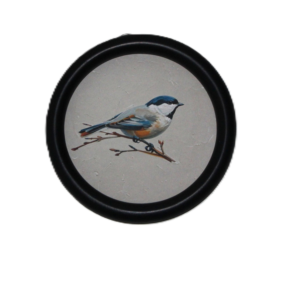WA113 Bird Wall Art - Songbird Gray 5.75" x .75" x 5.75"