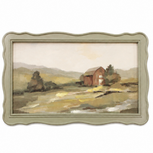 WA130 Countyside Barn Wall Art 21.75" x .75" x 14.5" PK 2