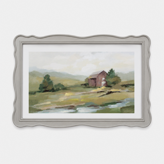 WA130 Countyside Barn Wall Art 21.75" x .75" x 14.5" PK 2