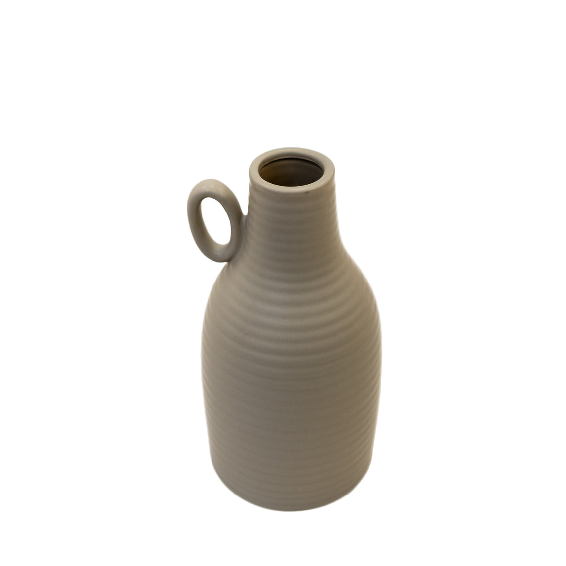CM111 Ceramic Vase w/Handle - Taupe 22.25" x 16.5" x 20.25"