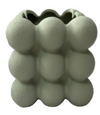 Ceramic Bubble Container - Sage