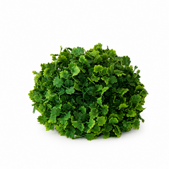 10032ORB Cardamine Leaf Half Orb 4" PK 12