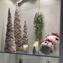 OR138 Metal Bell Ornament WH 8.25" x 8.25" x 10.75" & 12" x 12" x 15.75", Set of 2 PK1