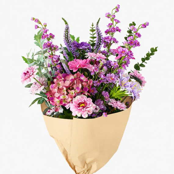 BNDL101 PI PU Wild Flower Bouquet 30.5" PK 2