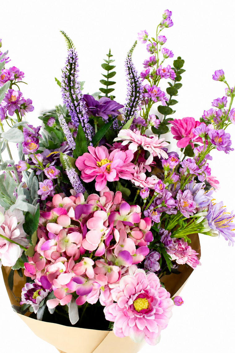 BNDL101 PI PU Wild Flower Bouquet 30.5" PK 2