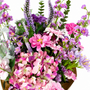 BNDL101 PI PU Wild Flower Bouquet 30.5" PK 2