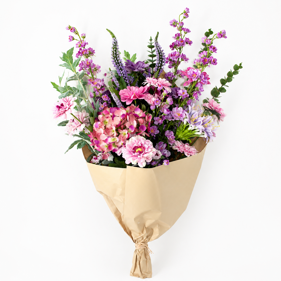 BNDL101 PI PU Wild Flower Bouquet 30.5" PK 2