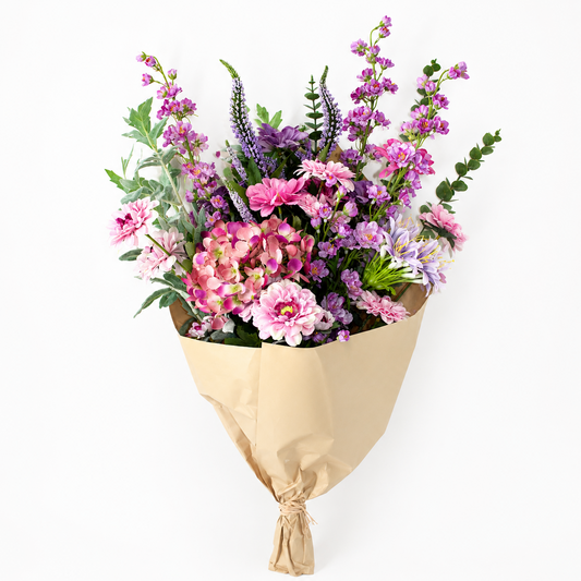 BNDL101 PI PU Wild Flower Bouquet 30.5" PK 2