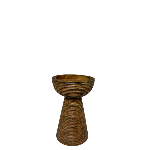 CH103 Polyresin Candleholder 4" x 4" x 6" PK 6