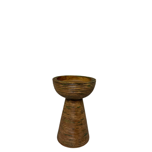 CH103 Polyresin Candleholder 4" x 4" x 6" PK 6