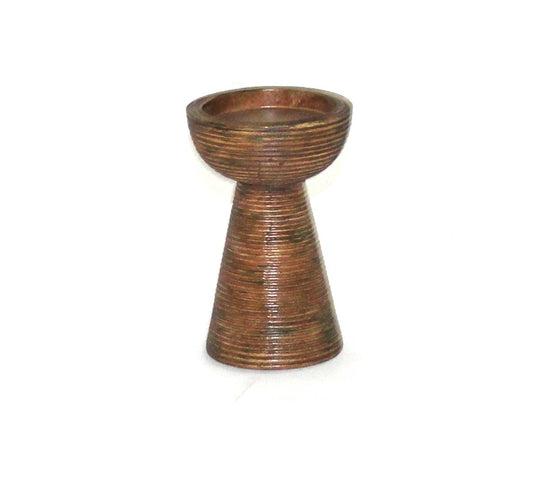 Polyresin Candleholder 5" x 5" x 7.5"