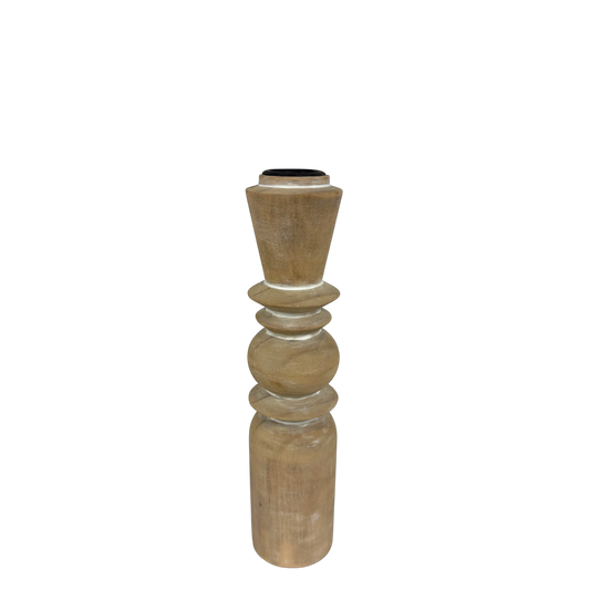 CH108 Wood Candleholder 2" x 2" x 9" PK 4