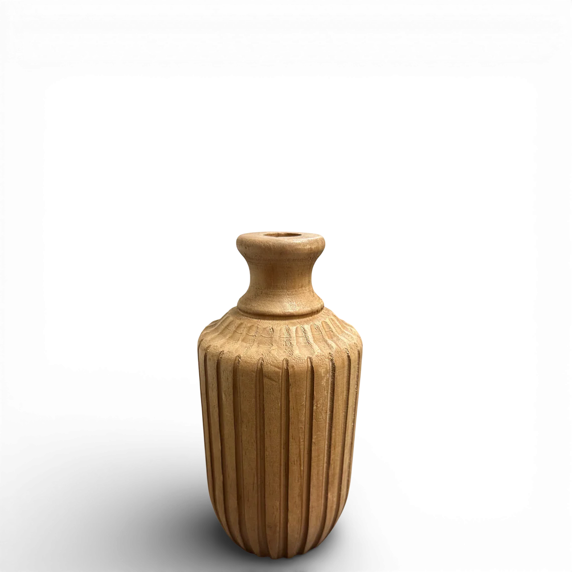 CH110 Wood Vase 3.75" x 3.75" x 7.5" PK 8