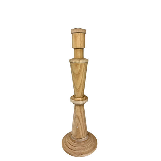 CH111 Wood Candleholder 4.75" x 4.75" x 12.5" PK 4