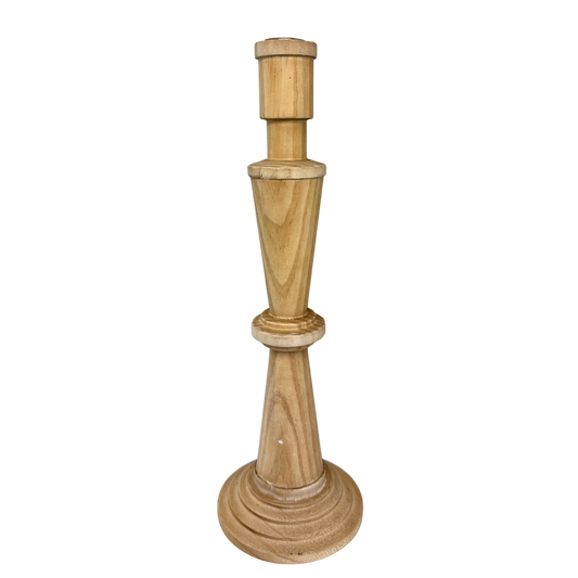 CH112 Wood Candleholder 4.75" x 4.75" x 14.25" PK 4
