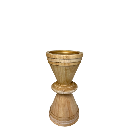 CH114 Wood Candleholder 4" x 4" x 9.25" PK 5