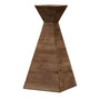 CH115 Recycled Pine Wood Candleholder 12" x 12" x 23.75"