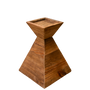CH116 Recycled Pine Wood Candleholder 12" x 12" x 16" PK 1