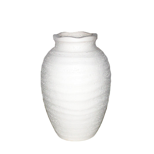 CM126 Textured Contemporary Ceramic Vase 12" x 12" x 17.75"