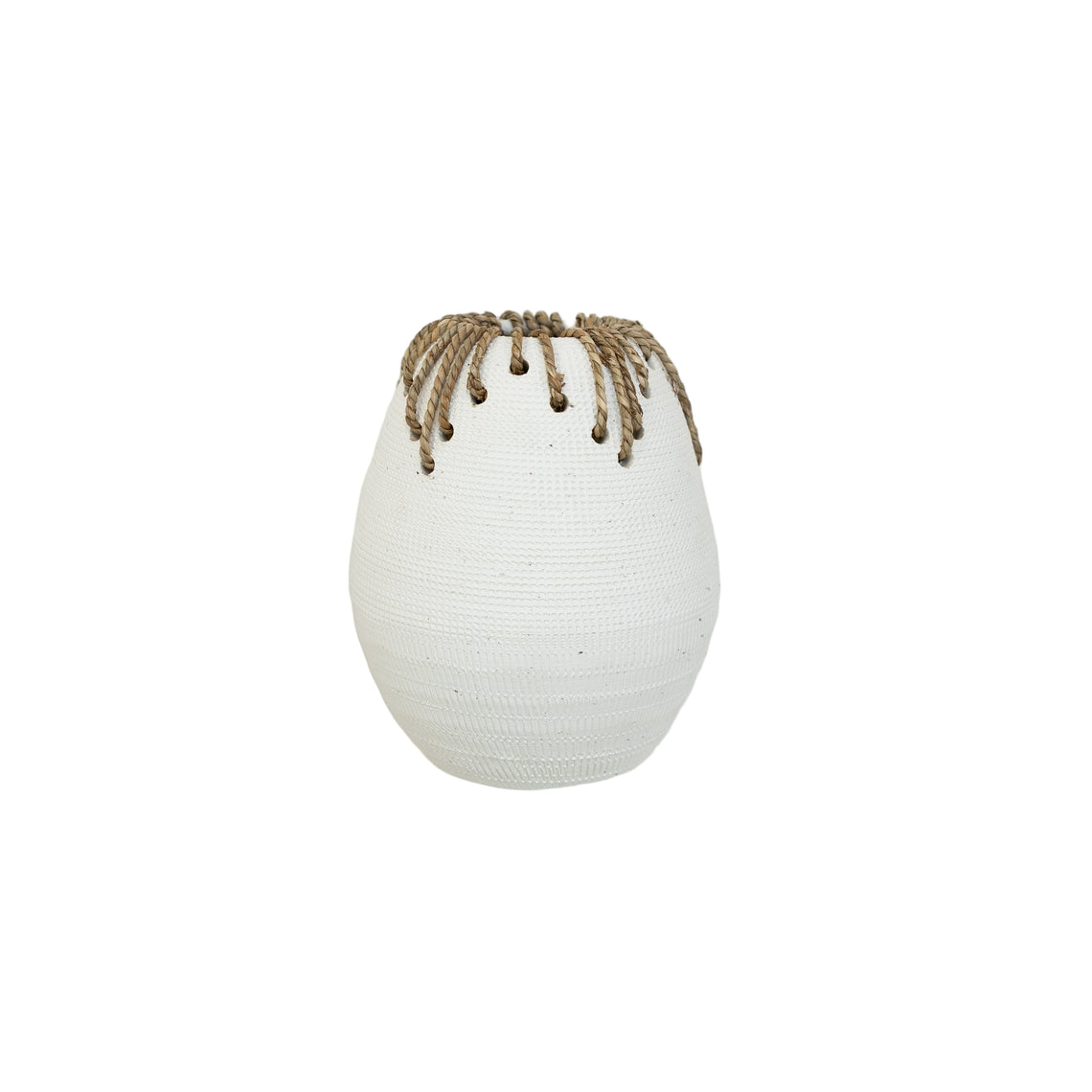 Ceramic Vase w/Twine Detail