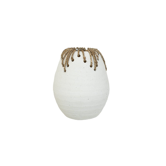 Ceramic Vase w/Twine Detail