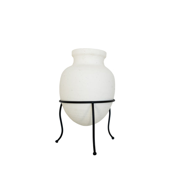 Ceramic Container w/Stand