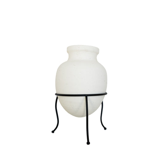 Ceramic Container w/Stand
