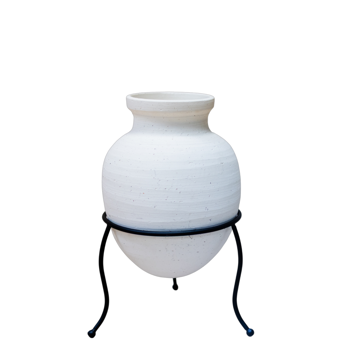 CM133 Ceramic Container w/Stand 7.5" x 8" x 14.25" PK 2