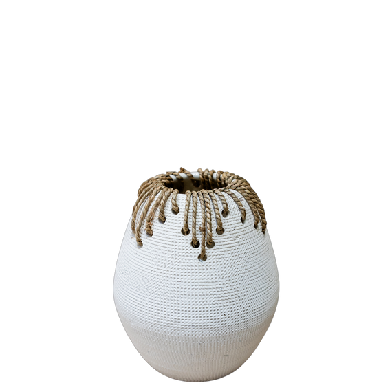 CM139 Polyresin Container 6.5" x 6.5" x 8" PK 4