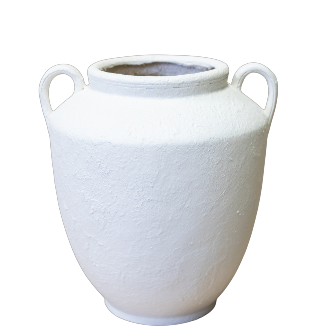 CM148 Ceramic Container w/Handles 15" x 14" x 16.25" PK 2